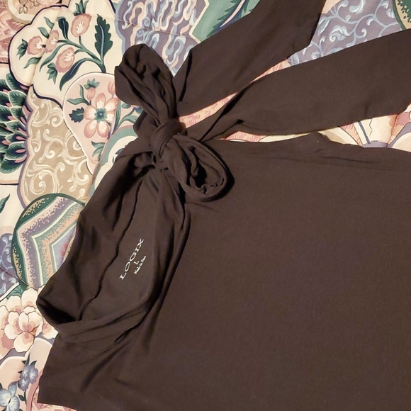 LOGIX SLEEVELESS BOW BLOUSE - Picture 2 of 6